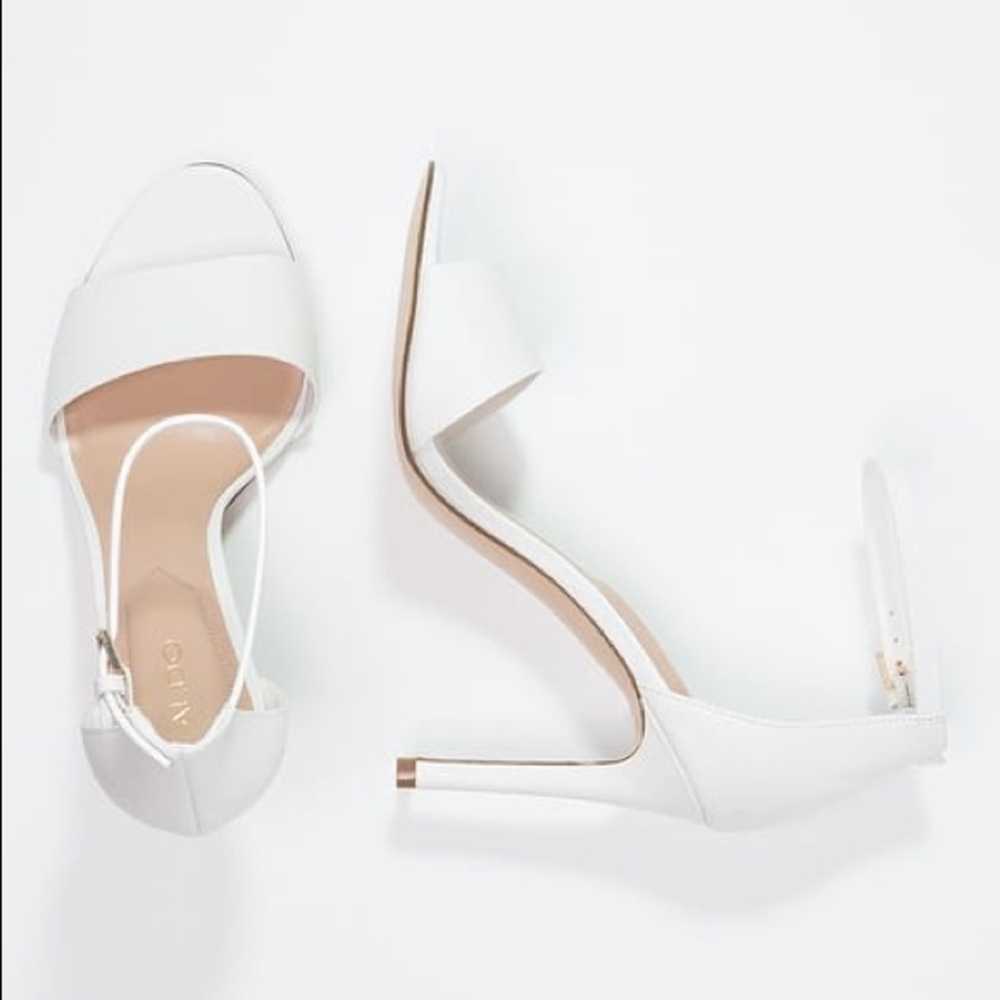 Fiolla White Leather Dress Sandal